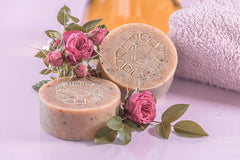 EDEL: Olivenölseife mit Rosen-Öl